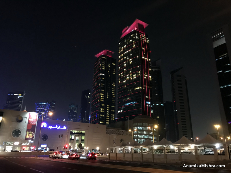 Doha at night -National Day