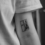 Eiffel Tower Tattoo Design