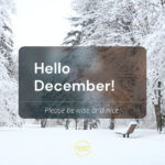 Hello December & Winter Quote