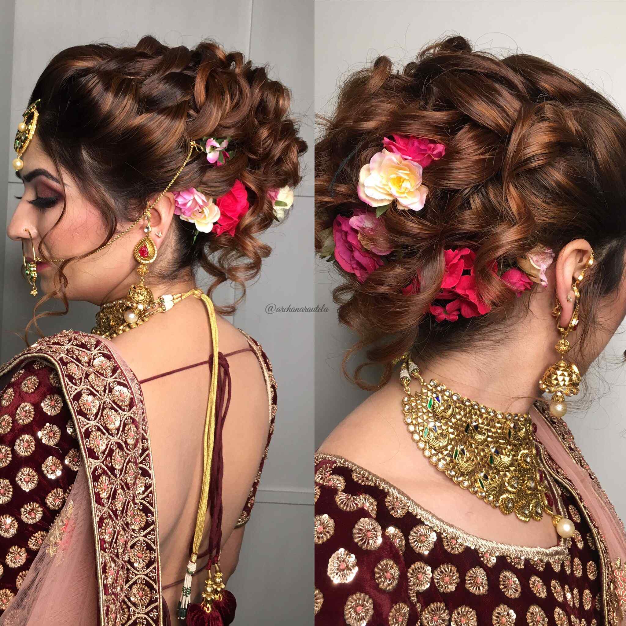 Most Beautiful Indian Bridal Hairstyles