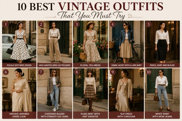 10 Best Vintage Outfits That You Must Try for a Timeless Look