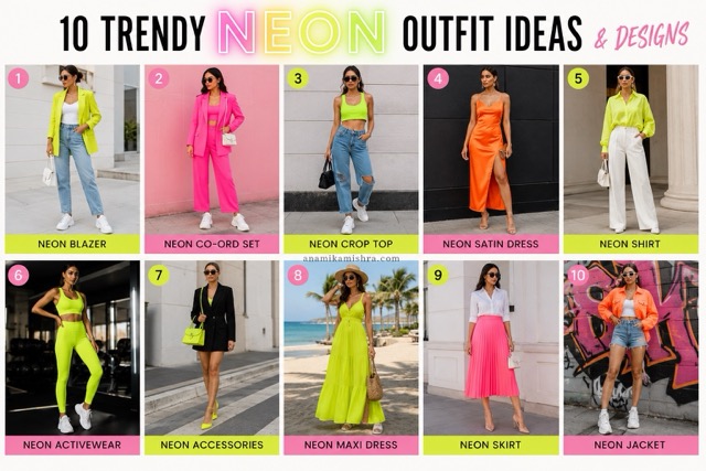 10 Trendy Neon Outfit Ideas & Designs For a Bold Fashion Statement