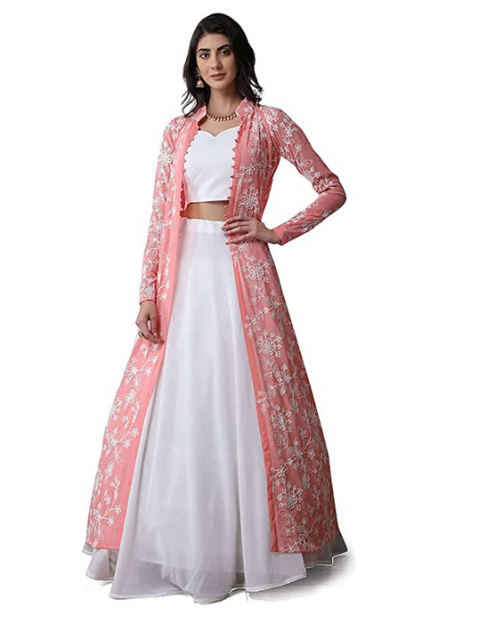 Semi Ethnic Designer Diwali Outfit
