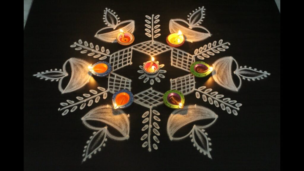 Dots Rangoli Design