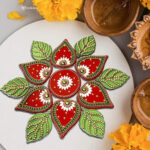 Flower Rangoli for Diwali