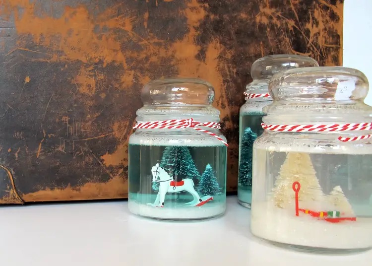 Most Easy Way MAKE Your Own SNOW GLOBE DIY with Steps