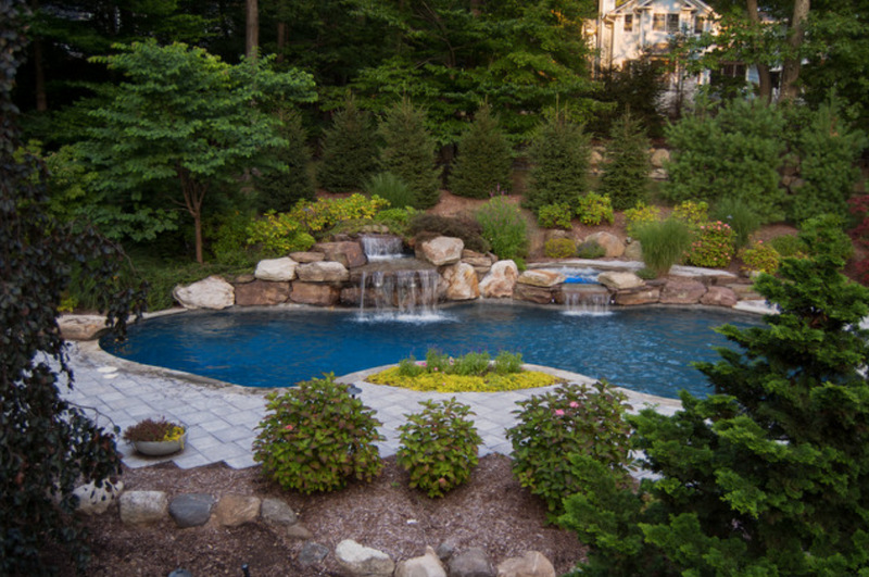 Relaxing Backyard Waterfalls