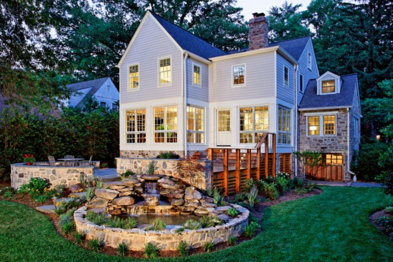 Relaxing Backyard Waterfalls