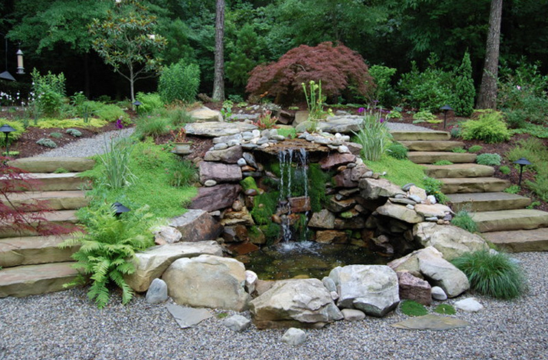 Relaxing Backyard Waterfalls