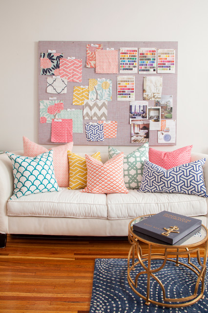 Beautiful Pastel Wall and Cushions 