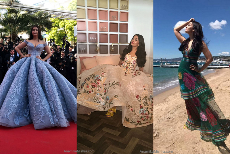 Aishwarya Rai Bachchan Cannes 2017 Outfits