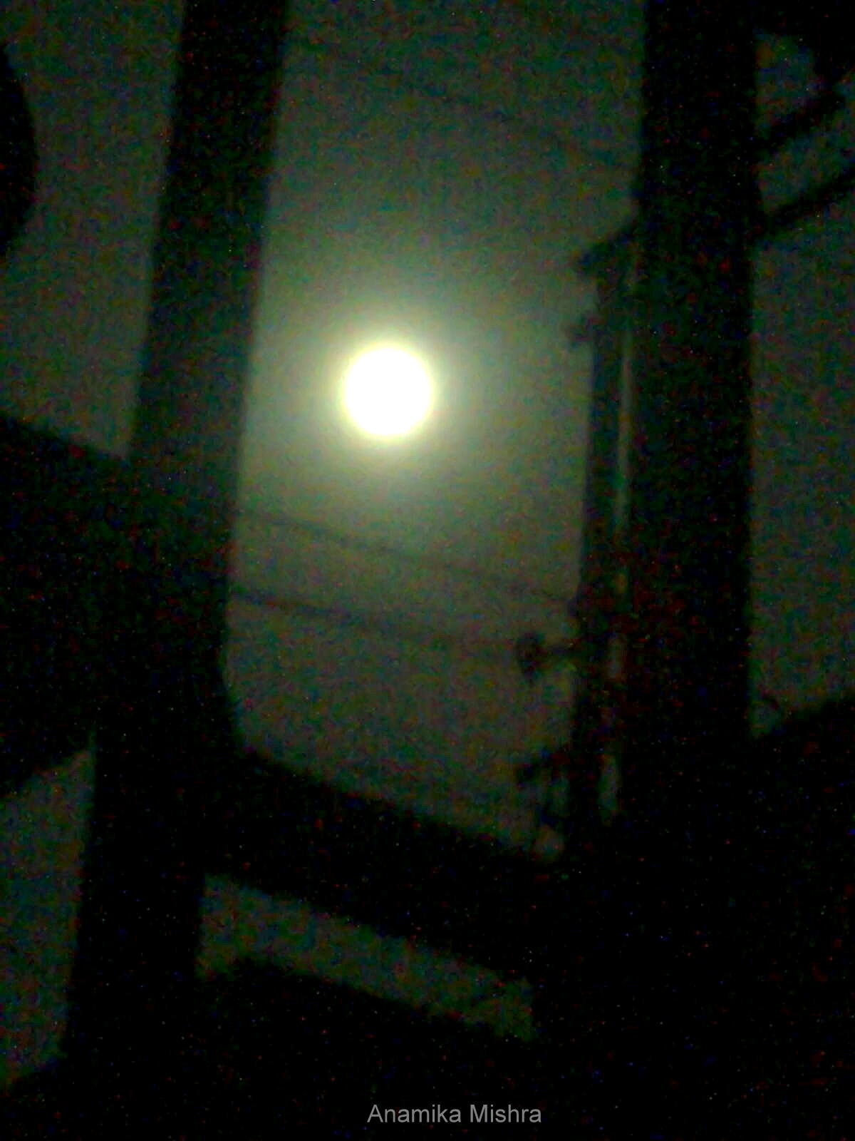 Full Moon Captured From Using My Nokia 7210 Supernova