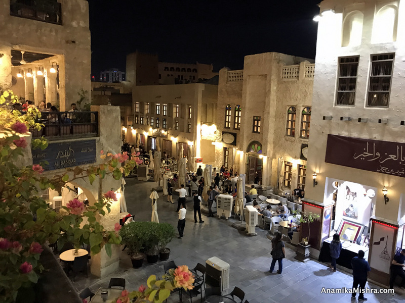 Street for foodies at Souq Waqif