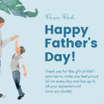 Happy Father's Day eCard with Quote