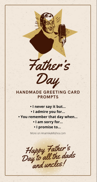 What to Write in Father's Day Handmade Greeting Card?