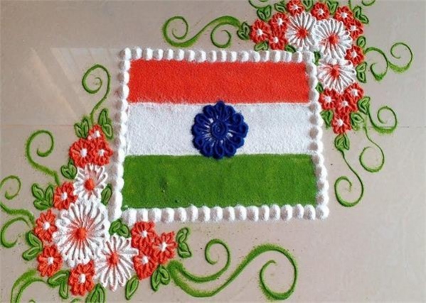 Independence Day Rangoli Design