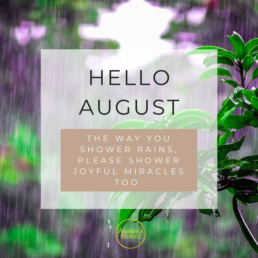 Hello August - The Way You Shower Rain, Please Shower Miracles Too