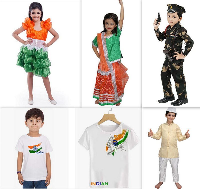 7 Costume Ideas For Independence Day - Babycouture | Kids saree, Fancy dress,  Baby girl dresses