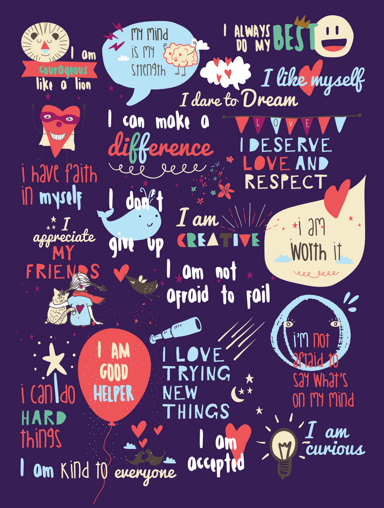 44 Powerful Positive Affirmations for Kids - Free Printable Inside