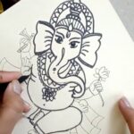 10+ Easy Ganesh Drawing for Kids and Adults with Videos