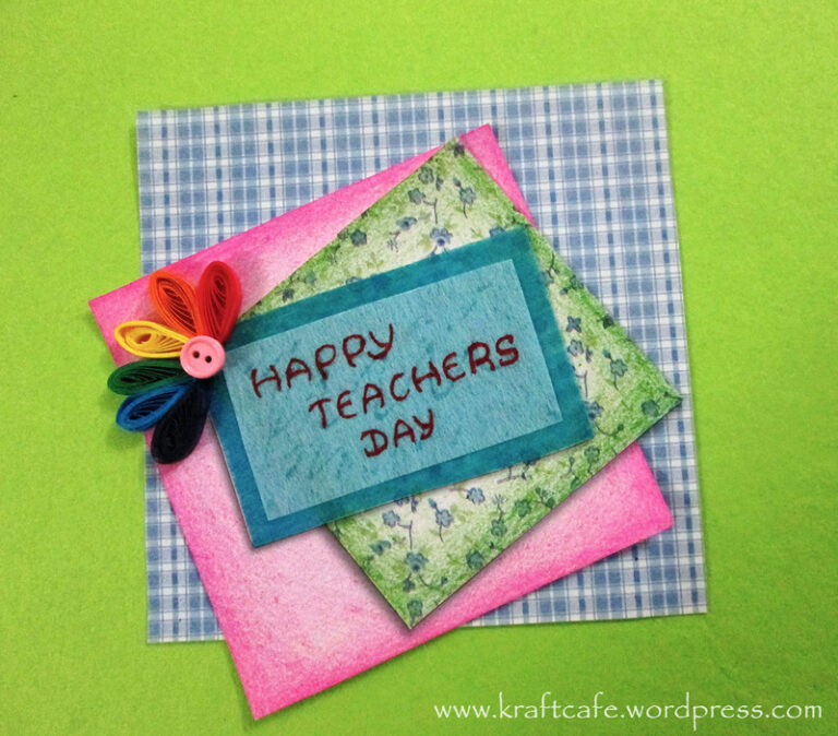 Best Happy Teachers’ Day Handmade Cards – Easy DIY – Anamika Mishra