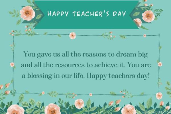 Unique Teacher’s Day Wishes, Messages & eCards for Teachers – Anamika ...