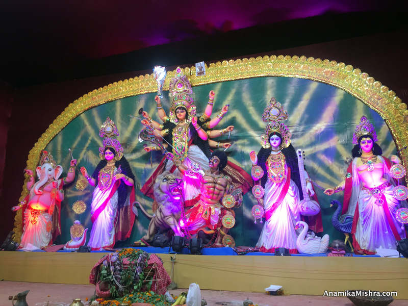 Beautiful Durga Puja Pandal Decoration
