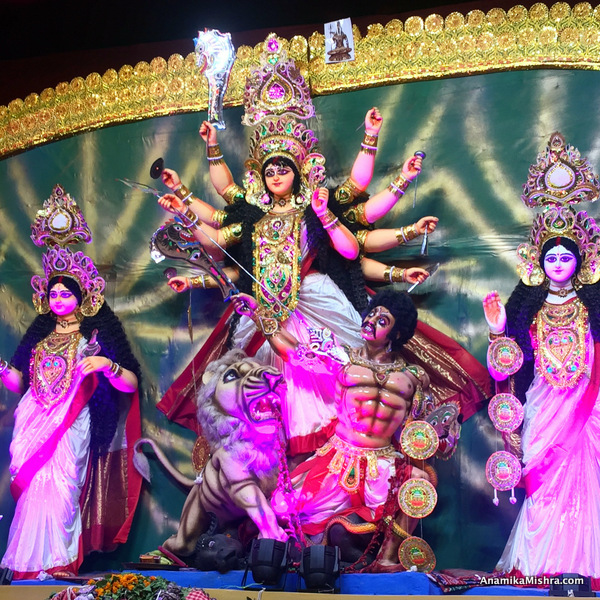 Beautiful Durga Puja Pandal Decoration