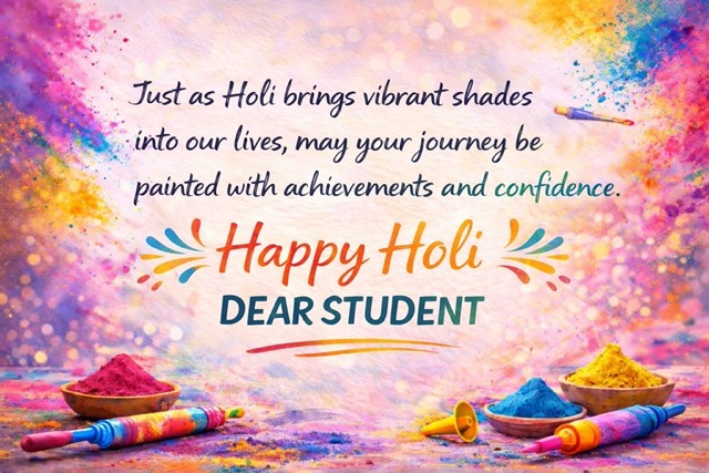 Best Holi Messages for Students
