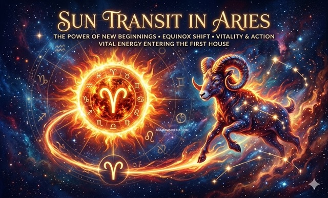 Sun Transit in Aries on 14 April, 2026: