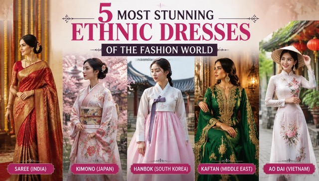 5 Most Stunning Ethnic Dresses of the Fashion World